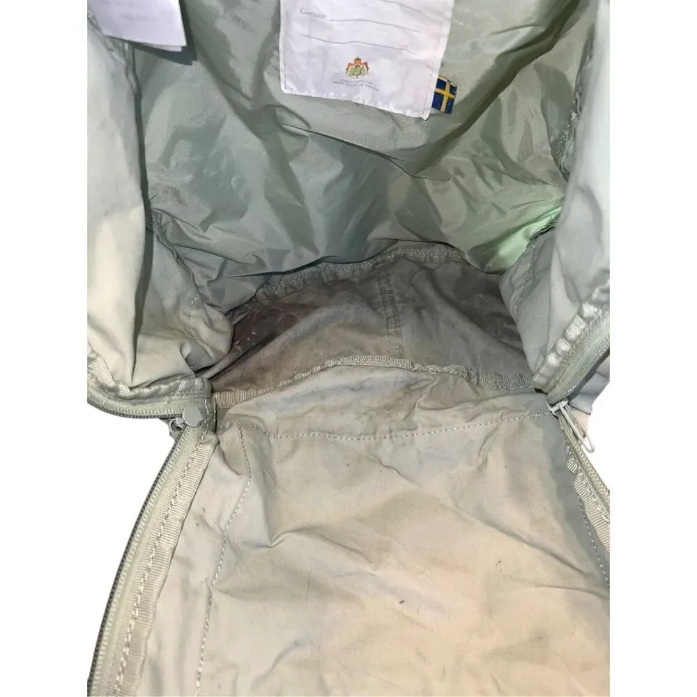 Fjallraven Kanken everyday outdoor water resistant light green durable backpack